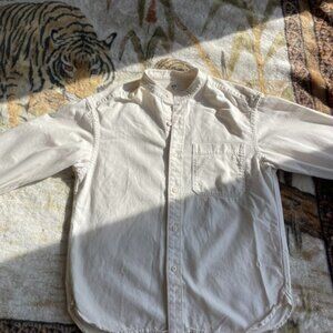 Uniqlo - Cotton Linen Stand Collar Shirt
